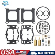 For Edelbrock Carb Rebuild Kit 1405 1406 1407 500 600 650 750 Carter Plus Floats