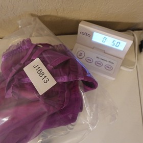 Victoria Secret Corset Women 36C NWT Purple Boned Mesh Ruffle Bustier Y2K