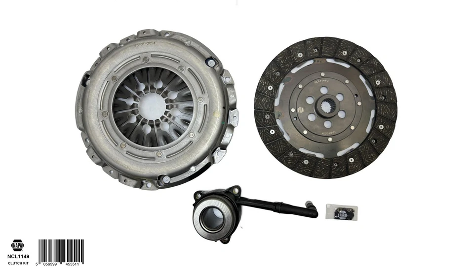 Kit de embreagem compatível com VW JETTA Mk3 2.0 05 a 10 240mm NAPA 022141015R 022141031R novo - Imagem 2 de 4