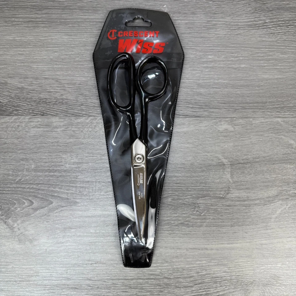 Crescent Wiss RS1N Rug Shears 8” Offset Handle Italy Nickel-Plated Steel Discont - Image 2 of 4