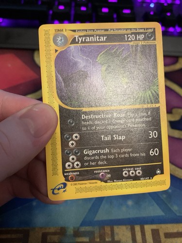 Tyranitar 040/147 Aquapolis Regular - 第 2/4 張圖片