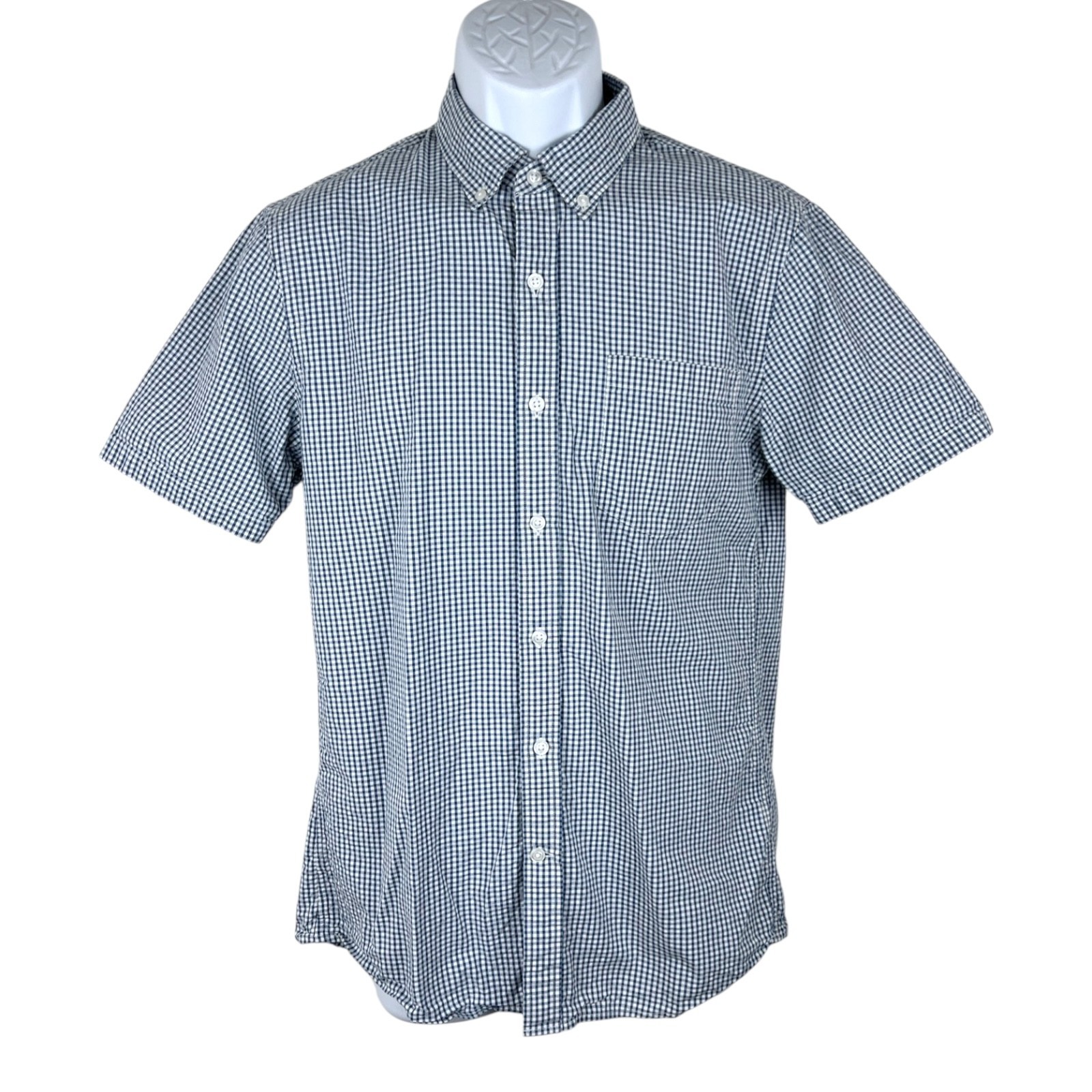 Goodthreads Button Down Shirt Men Medium Blue Whi… - image 1