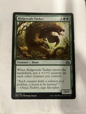Ridgescale Tusker - Aether Revolt - Magic the Gathering MTG Nice!