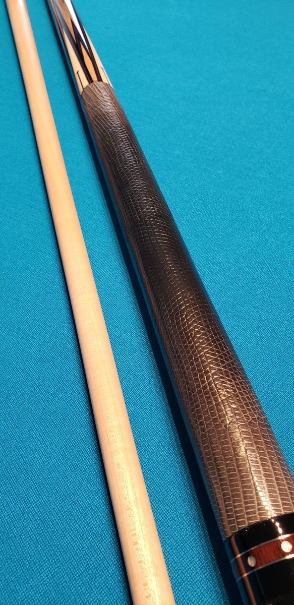 Adam Helmstetter-80' Purple 8-Point Leather Billiards Pool Cue
