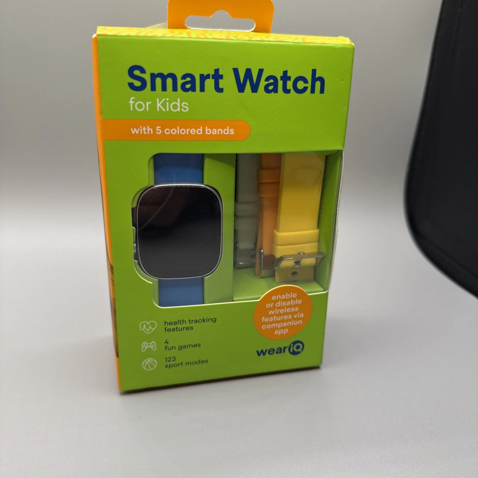 WeariQ Kids Smart Watch with 5 Color Straps 1.75" Large Screen Bluetooth B601