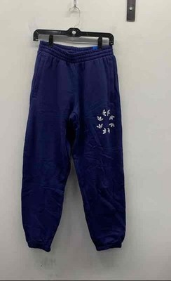 Adidas Men's ST Sweat Pant Joggers Blue Graphic Trefoil H37727 NWT Sz S