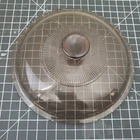 Pyrex Corning Visions Amber Ribded Lid 22 V1 . 5C Replacement 7 1/4" W/ Ribs
