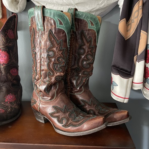 OLD GRINGO Diego BEADED  7.5B  Western Cowgirl Boots