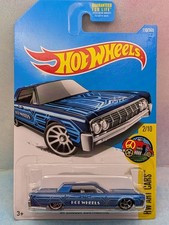 2017 Hot Wheels '64 LINCOLN CONTINENTAL 115  dark blue;oh5; W  ART CARS  