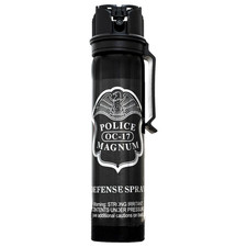 POLICE MAGNUM Pepper Spray Self Defense 5oz Flip Top Belt Clip Stream Security