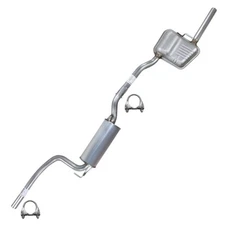 Stainless Steel Resonator & Muffler Exhaust Kit fits: 2005-2007 Ford Focus 2.0L