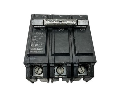 GE THHQL32100 100 Amp 240VAC 22KA CH 3-Pole Circuit Breaker