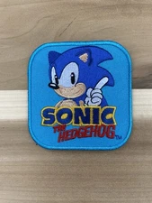 SONIC THE HEDGEHOG - VIDEO GAME - MOVIE -  3.5" Embroidered Iron-On/Sew-On Patch