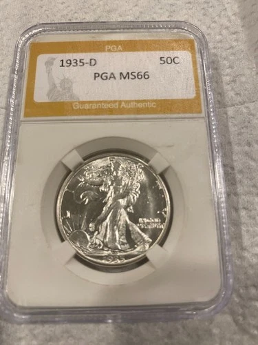 1935-D Walking Liberty Half Dollar MS66