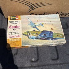 KIT MODELO PLÁSTICO BOMBARDERO VINTAGE REVELL 1/72 FOCKE-WULF FW 200 CONDOR SEGUNDA GUERRA MUNDIAL