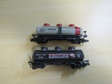 TRAIN CAR FREIGHT N SCALE GAUGE RAILROAD LOT 2 THREE DOME TANK TANKER CARS