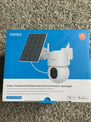 3K 5.0-MP Wi-Fi Outdoor AI Smart Solar Security Camera Panoramic PTZ C9S2CH11