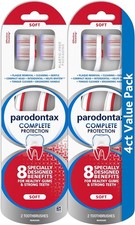 Complete Protection Soft Toothbrush for Healthy Gums and Strong Teeth - 2 x 2 Pa