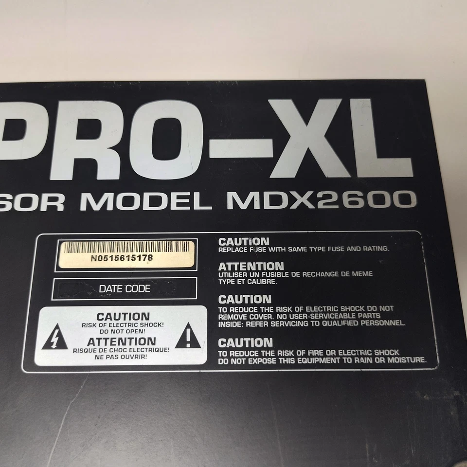 Behringer Composer PRO-XL MDX2600 2 Channel Compressor Limiter Gate - Image 2 of 4