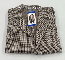 Matty M Women's Long Sleeve Stretch Pockets Blazer, Tobacco, Size L