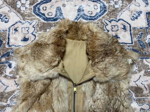 Vintage Women’s Fur Vest 100% Rabbit Fur Women’s Size 10 - Picture 11 of 23