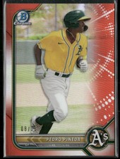 2022 Bowman Chrome #BP-94 Pedro Pineda Orange Refractor /25
