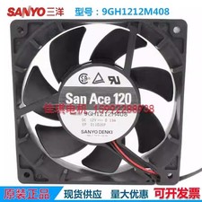 Sanyo 9GH1212M408 12V DC 0.13A 12cm 2-wire Inverter Cooling Fan