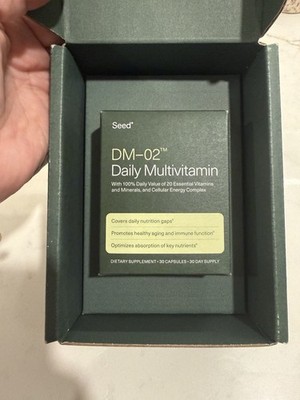   Seed DM-02 Daily Multivitamin Healthy Dietary Supplement SEALED 30 Count