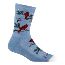 Darn Tough 6138 Vapor Women's Cardi Party Medium Cushion Crew Socks Cardinal NEW