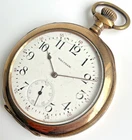 Pocket Watch Waltham Mass Gold Plated Antique Vintage