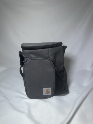 Carhartt Gray Insulated Lunch Cooler Bag Shoulder Strap Work Utility