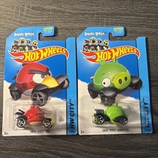 2014 Hot Wheels City Angry Birds Red And Mini...