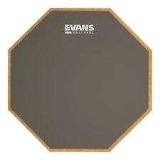 12" Drum Practice Pad - Single Sided Gum Rubber for Drummers