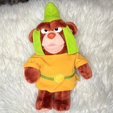 Vintage Disney Gummi Bears  Gruffi   Plush 16  Fisher Price Stuffed Animal 1986