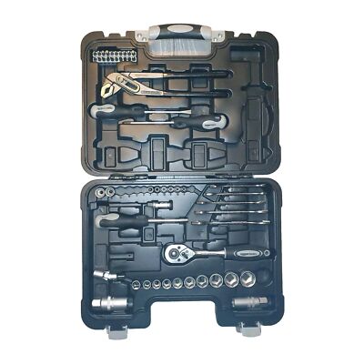Amazon Basics 3/8'' Antrieb Steckschlüssel & Schraubendreher Set Mechaniker Zuhause DIY (unvollständig)