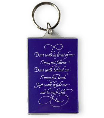 ''Be My Friend'' Vintage PASS IT ON Keychain Key Ring ***NEW***