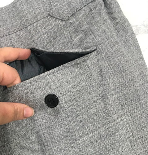 Reiss Mens Valentine Slim Fit Wool Blend Trousers Soft Grey W34 BNWT (MG137F13) - Picture 12 of 17