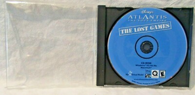 Disney's Atlantis The Lost Games PC CD Computer Game Disc Only W ...