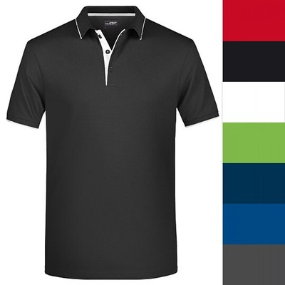James & Nicholson Men's Polo Stripe JN728 Herren Poloshirt NEU