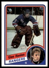 1984 Topps #106 Glen Hanlon - New York Rangers