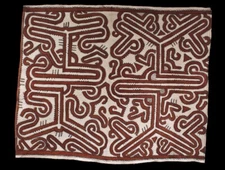 tapa, painted beaten bark popondetta, pacific art, oceanic art, Papua New Guinea