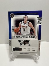 Nikola Jokic 2021 2022 Panini Contenders International Ticket 22 MVP Base Denver