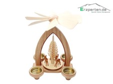 Pyramide Teelichtpyramide "Rehe"  Tischpyramide Lorenz echt Erzgebirge Seiffen