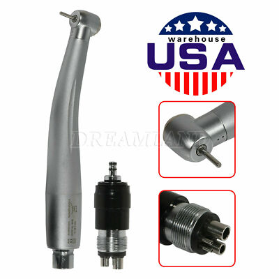 Dental High Speed Handpiece Standard Head and 4-Hole Swivel Coupler for NSK