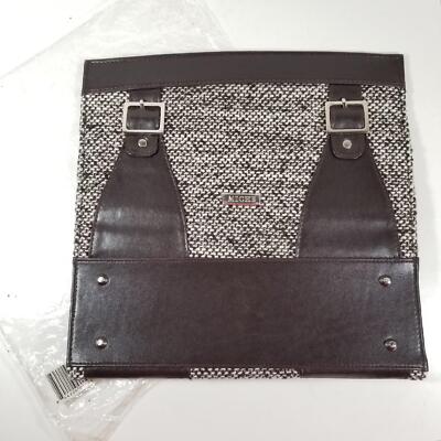 NEW Miche ROXANNE Shell for CLASSIC Purse Bag Brown White Tweed Buckle