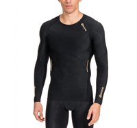 Skins Men's A400 Compression Long Sleeve Top Black Medium on sale Skins Men's A400 Compression Long Sleeve Top Black Medium on sale