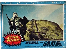 Guerra de las galaxias 1978 CARD STANI ARGENTINA TOPPS #24 dewback Stormtrooper