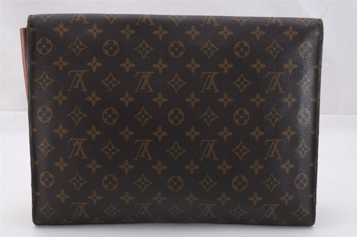 Authentic Louis Vuitton Monogram Porte Envelope Documents Case