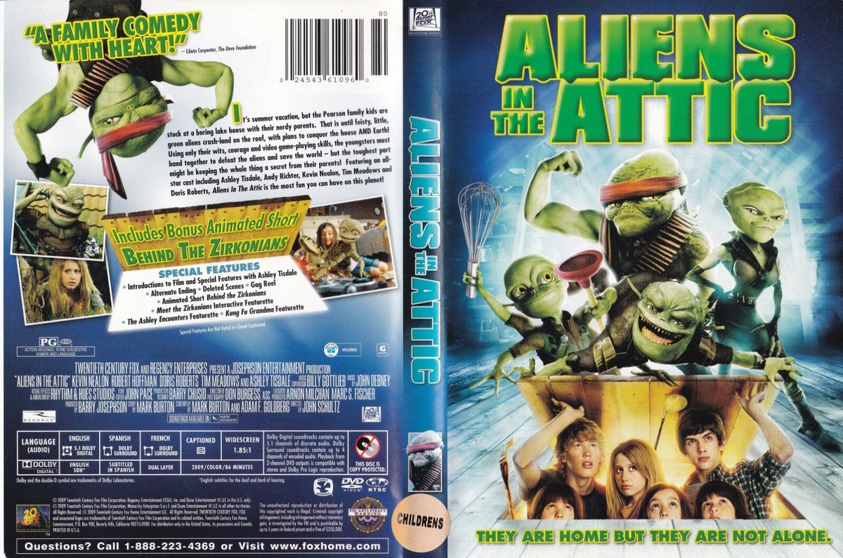 Aliens in the Attic (Widescreen DVD, 2009) Ashley Tisdale