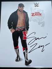 2016 WWE Sami Zayn Autographed 8x10. Perfect Condition